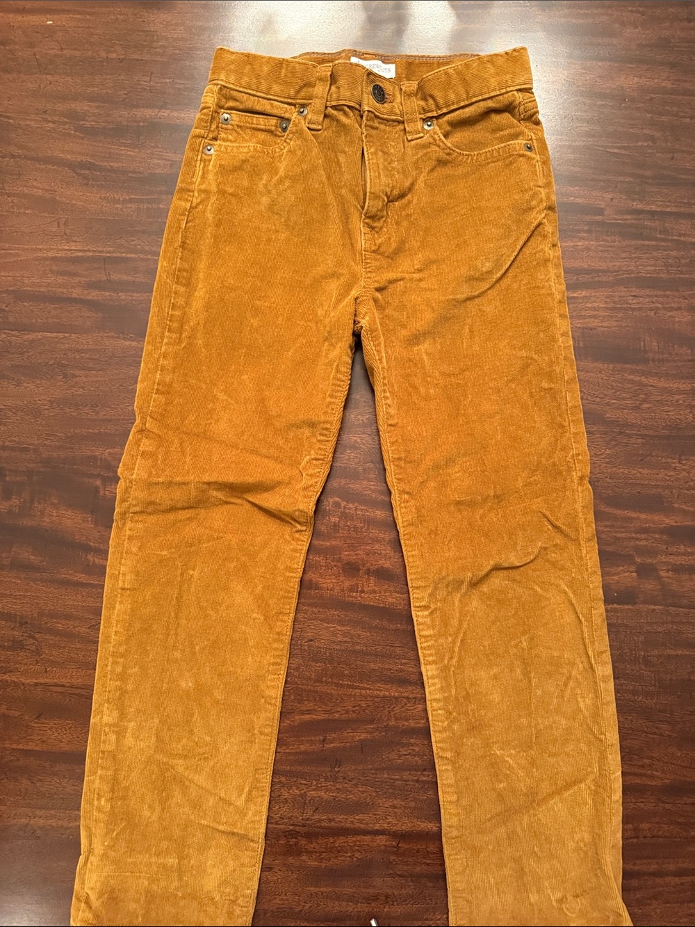 Boy’s Crewcuts Corduroy Pants in Mustard - Classic Straight Fit